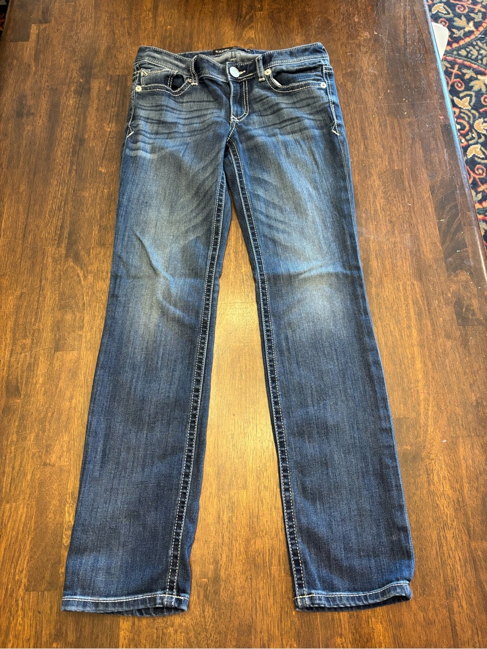 Express Stella Low Rise Skinny Women’s Jeans Dark Wash Size 4R